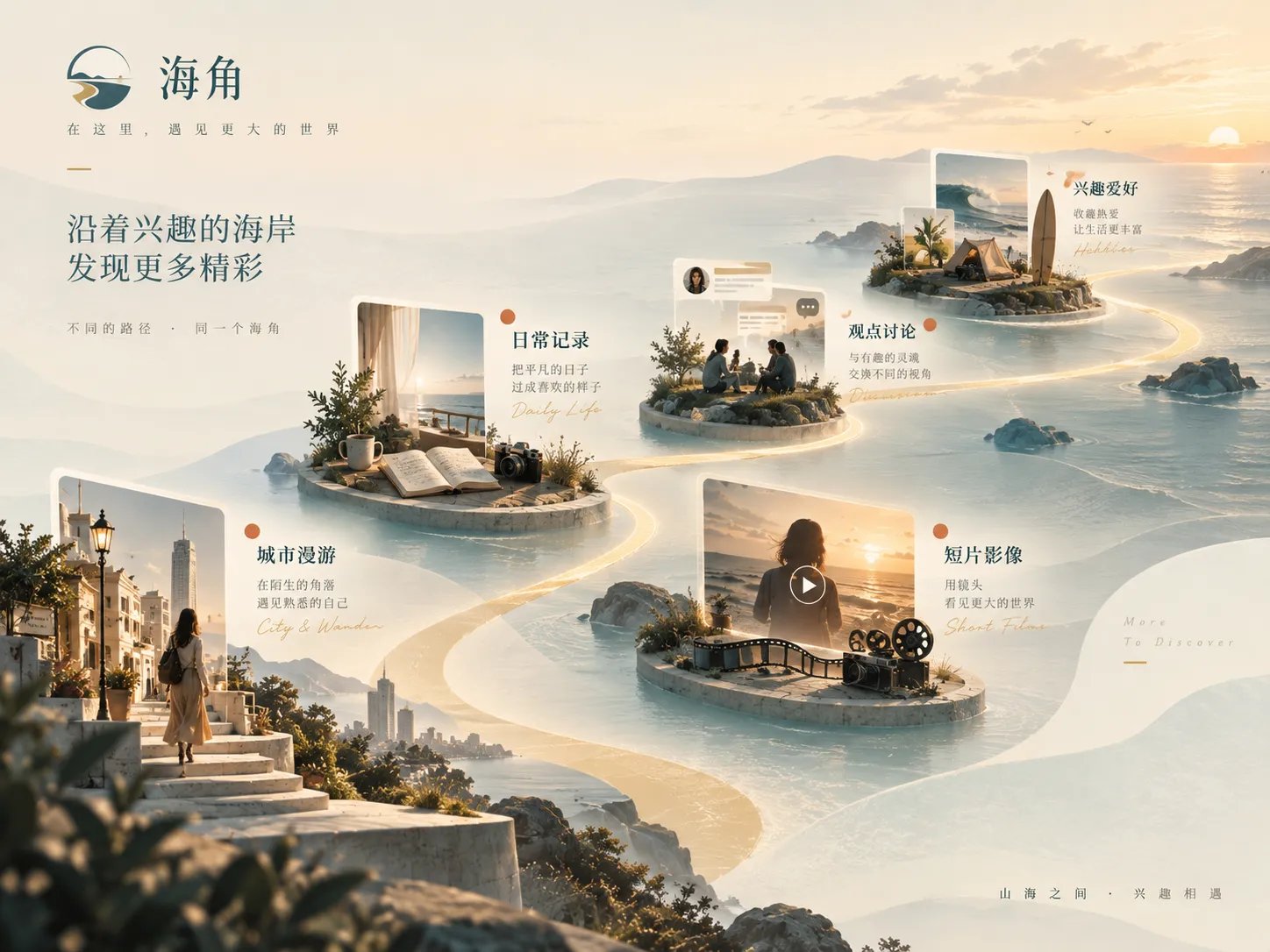 沿港慢行：小船、栈桥与午后风
